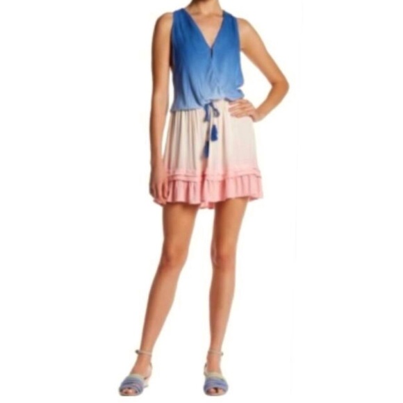 On the Road Women’s Classic Ombré Colorful Boho A-Line Dress Size Large - Picture 1 of 10